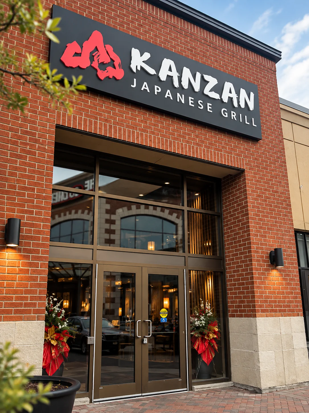 Kanzan Japanese Grill entrance and sign